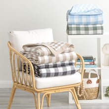 Gingham Cotton Blanket